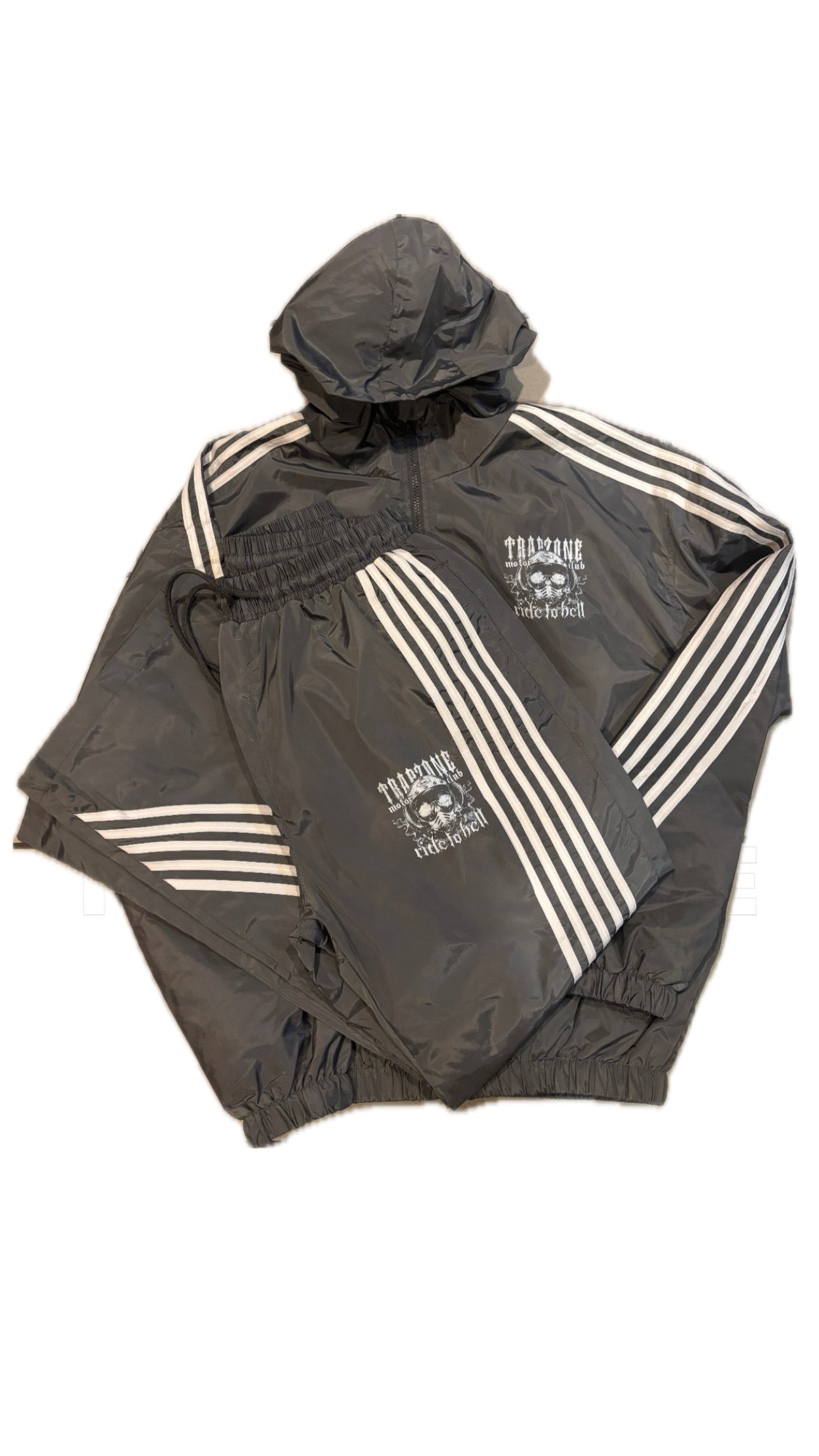 Trapzone “Ride to Hell” Flare Windbreaker Set