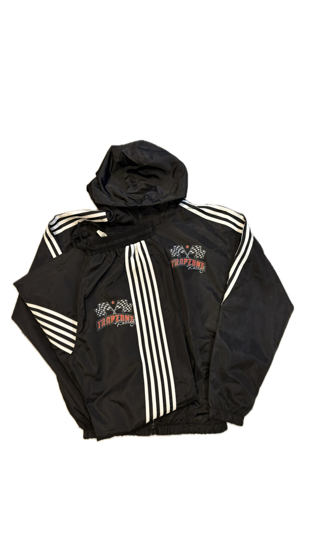 Trapzone Oversized Flare Windbreaker set