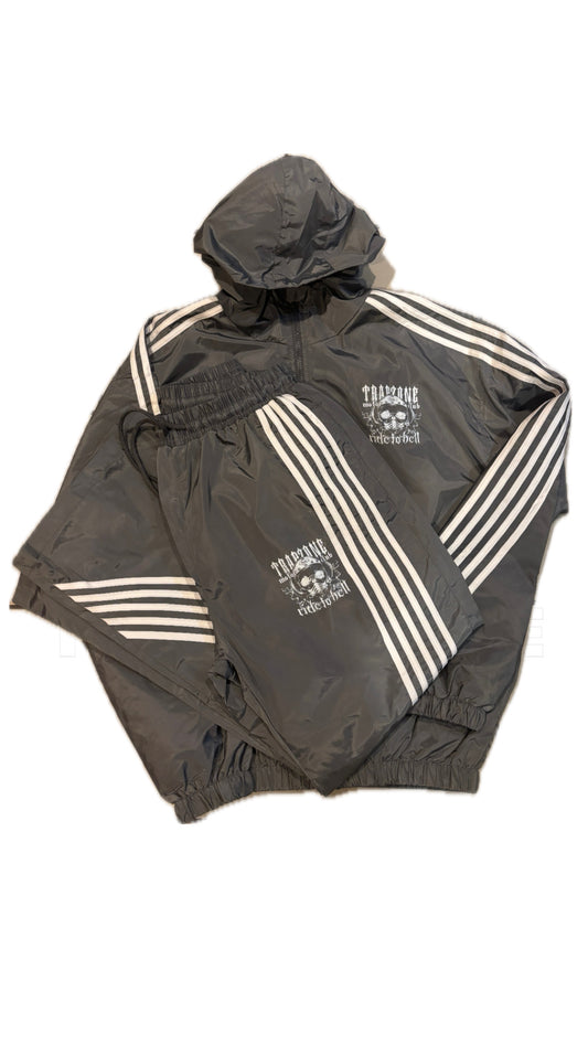 Trapzone “Ride to Hell” Flare Windbreaker Set