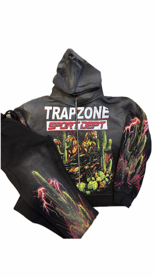 TRAPZONE SPORT DEPT FLARE PULLOVER SET