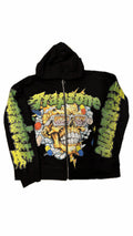 Trapzone “Sex, Money, Hustle” Rhinestone Hoodie