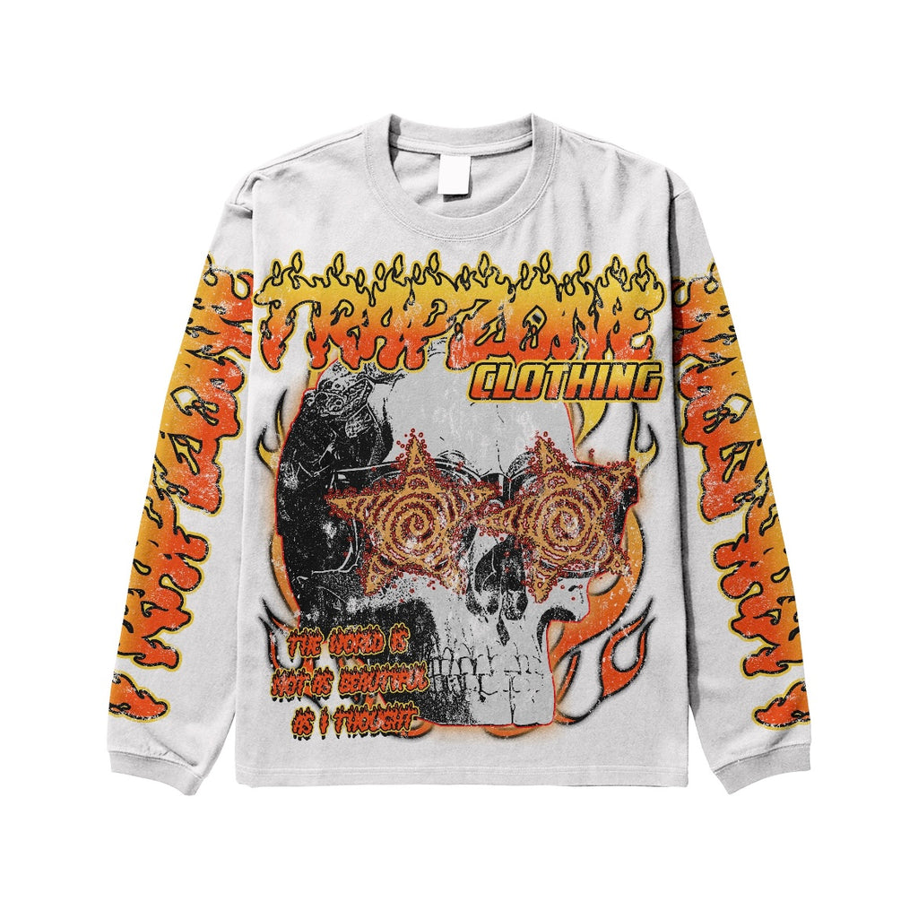 TrapZone Death by Fire long-sleeved t-shirt