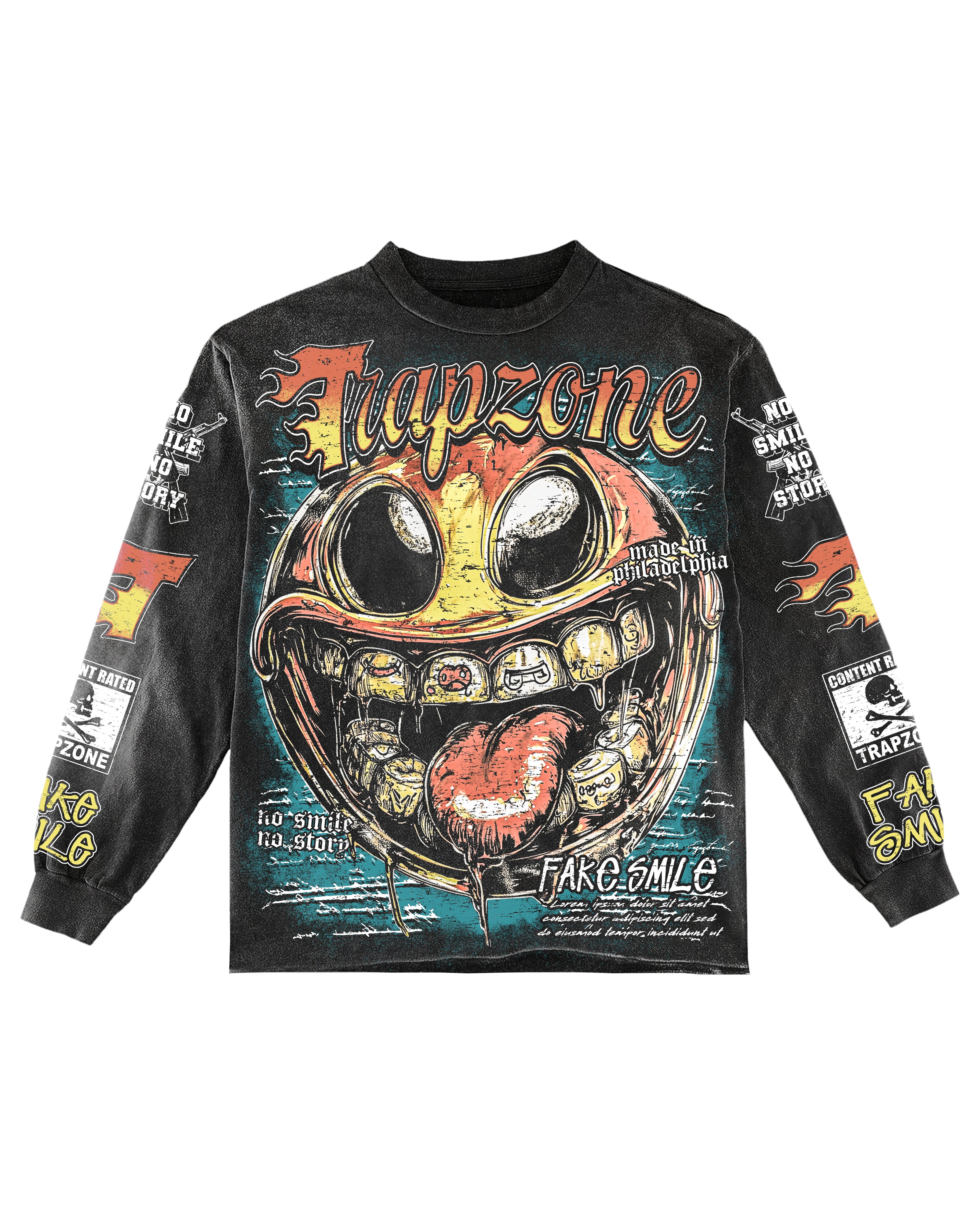 “The Fake Smile tee 😈”