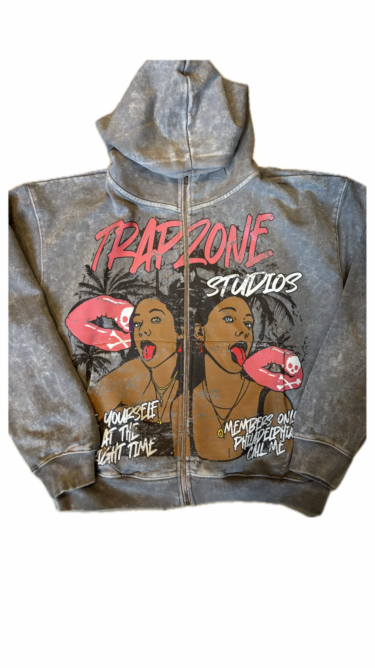TRAPZONE STUDIOS ZIP HOODIE