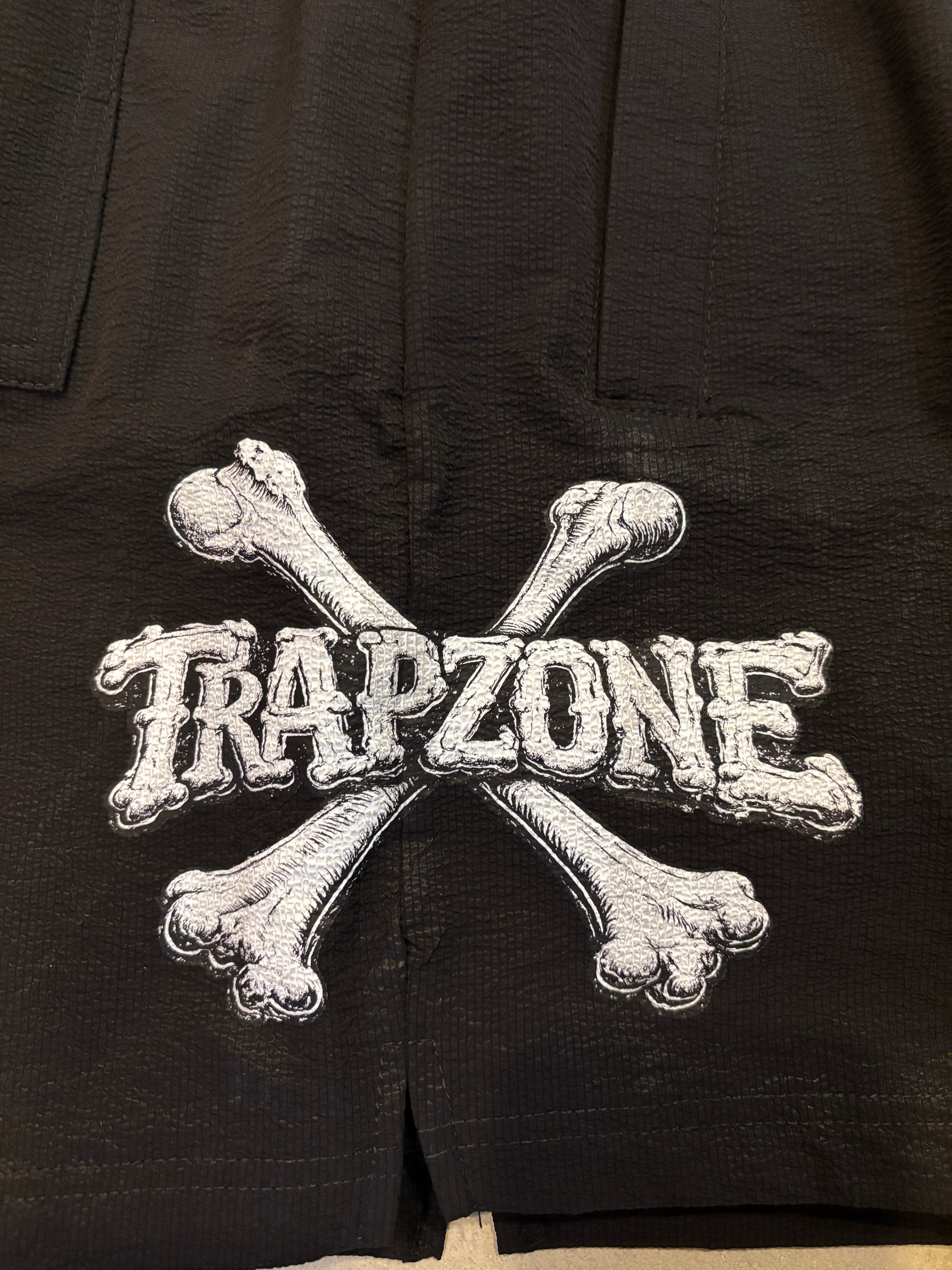 Trapzone Wolf Corduroy Set (Black)