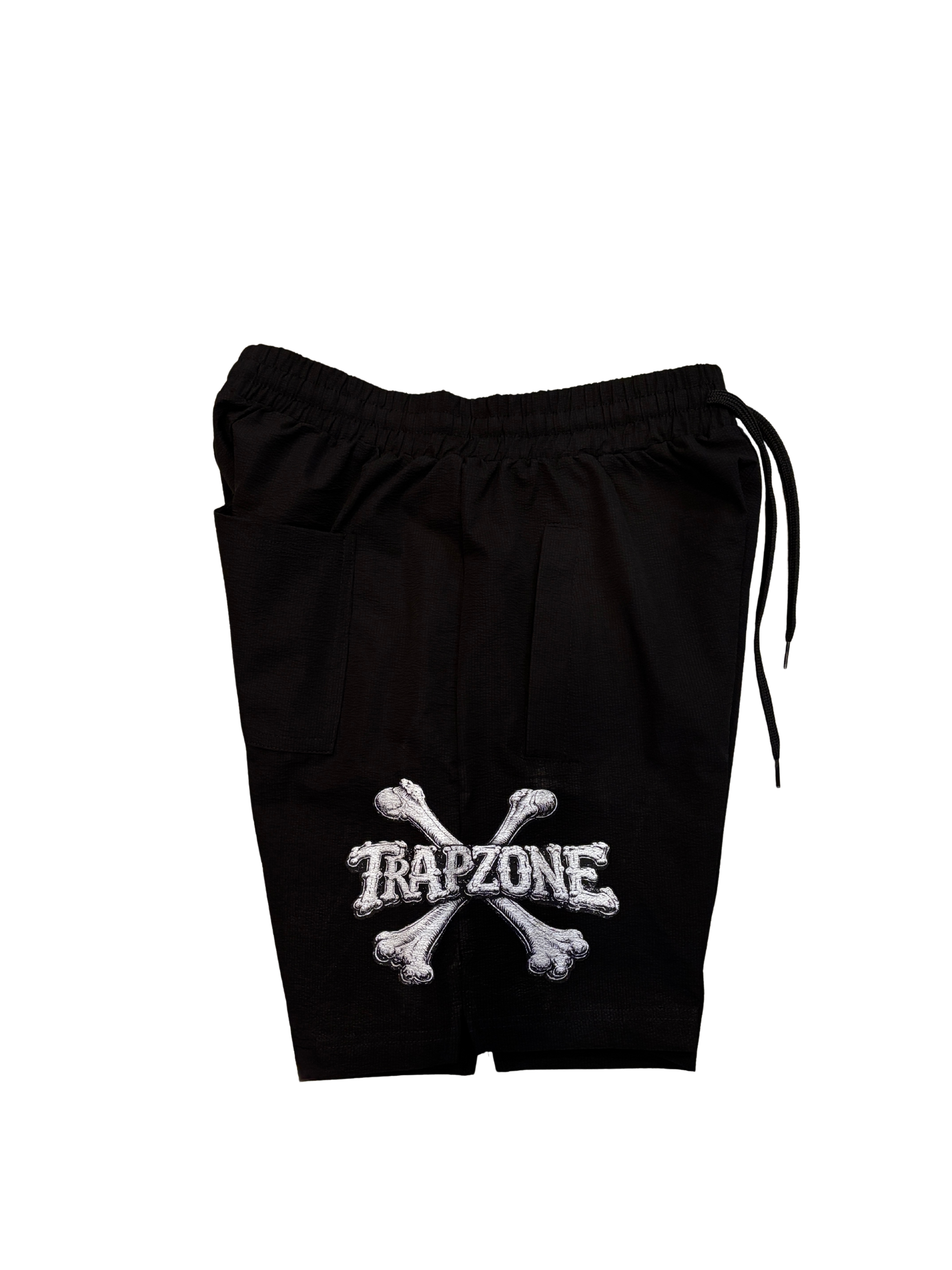 Trapzone Wolf Corduroy Set (Black)