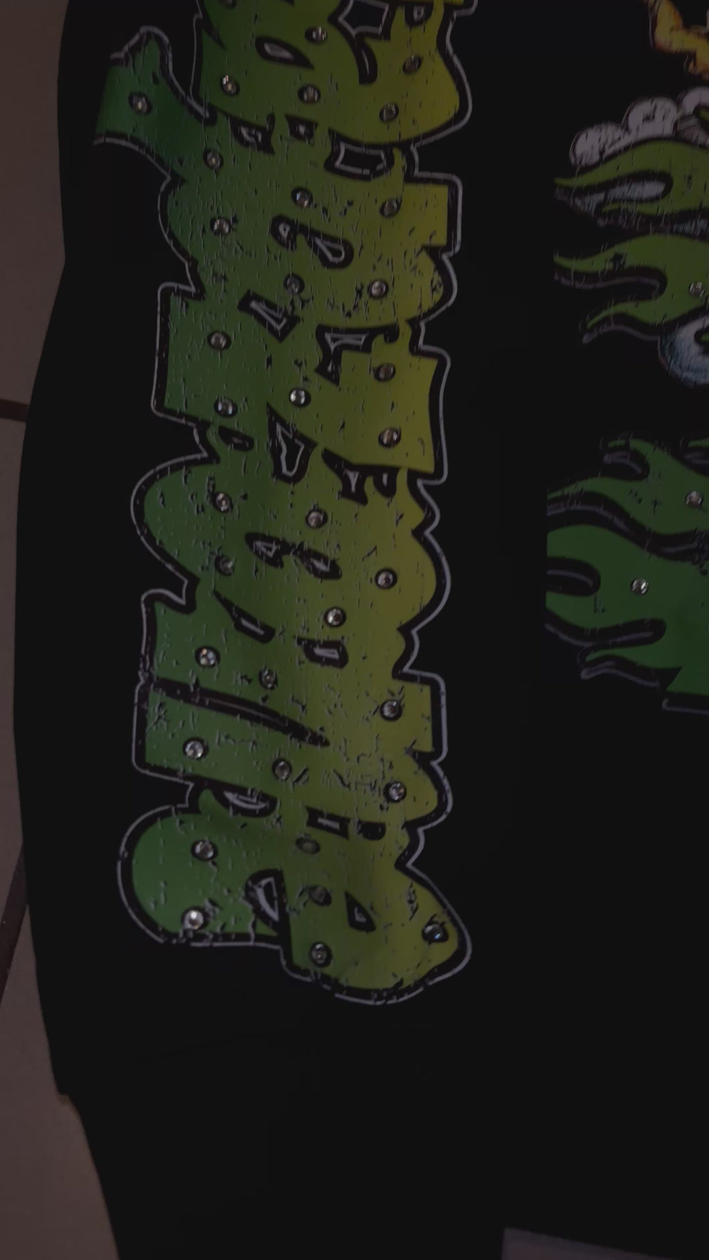 Trapzone “Sex, Money, Hustle” Rhinestone Hoodie